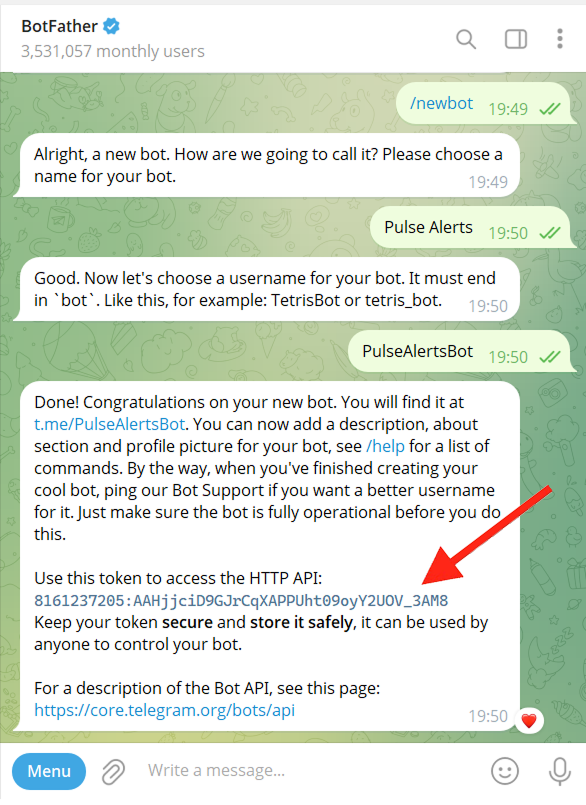Get Telegram Bot Token